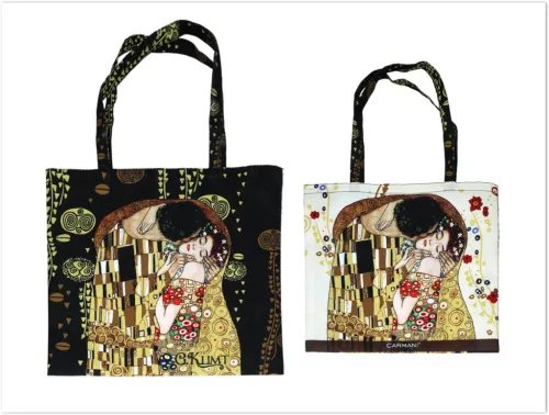 KÉZITÁSKA G.KLIMT A CSÓK 28X25,5CM