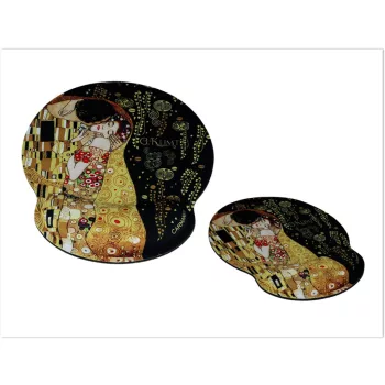 EGÉRALÁTÉT CSUKLÓTÁMASSZAL -G.KLIMT, A CSÓK 22X25CM