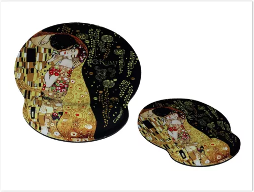 EGÉRALÁTÉT CSUKLÓTÁMASSZAL -G.KLIMT, A CSÓK 22X25CM
