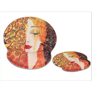   EGÉRALÁTÉT CSUKLÓTÁMASSZAL -G.KLIMT, ARANY KÖNNYEK 22X25CM