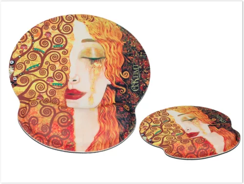 EGÉRALÁTÉT CSUKLÓTÁMASSZAL -G.KLIMT, ARANY KÖNNYEK 22X25CM