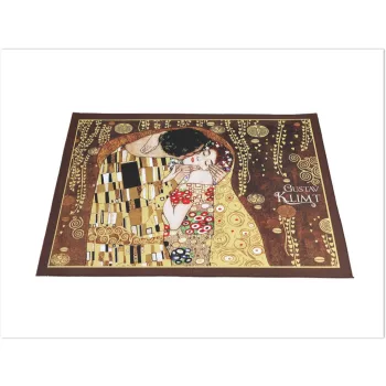   TÁNYÉR ALÁTÉT -G.KLIMT, A CSÓK. BARNA HÁTTÉR 29,5X40CM