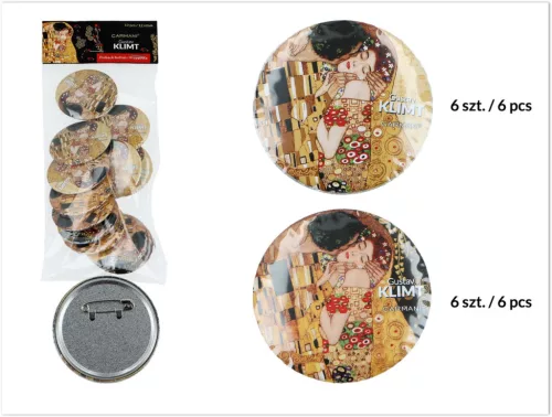 KITŰZŐ 12 DB-OS SZETT KLIMT A CSÓK 5,6 CM