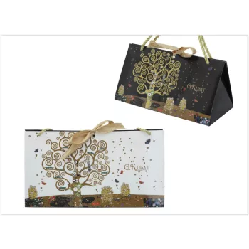   DEKORATÍV TÁSKÁK 6-OS SZETT KLIMT AZ ÉLET FÁJA 12X13X22CM