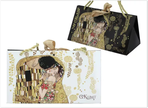 DEKORATÍV TÁSKÁK 6-OS SZETT KLIMT A CSÓK 17X31CM