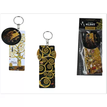 TÁSKADÍSZ/KULCSTARTÓ KLIMT AZ ÉLET FÁJA  40X115MM