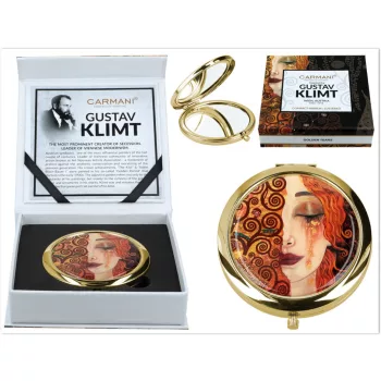 TÜKÖR KLIMT ARANY KÖNNYEK 7CM, 11X11CM
