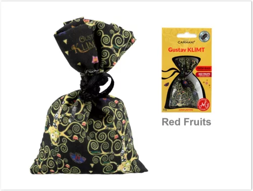 ILLATZSÁK KLIMT PIROS GYÜMÖLCSÖK ILLATTAL 8CM