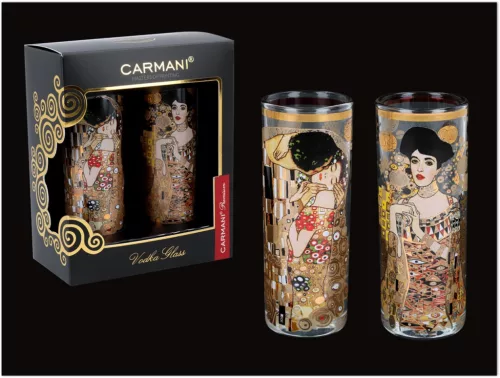 VODKÁS POHÁR 2DB-OS DÍSZDOBOZOS KLIMT