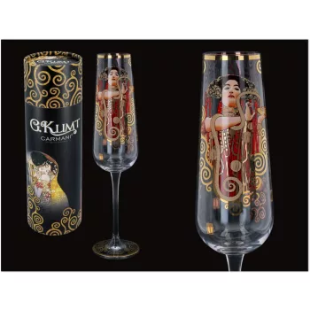PEZSGŐSPOHÁR 220ML / 26,5CM DÍSZDOBOZOS KLIMT