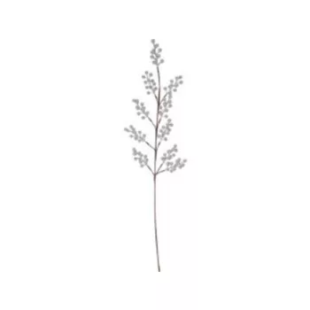 KARÁCSONYI MŰVIRÁG 75CM EZÜST