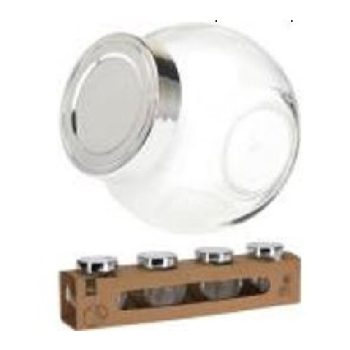 TÁROLÓ ÜVEG SZETT 4DB-OS 190ML