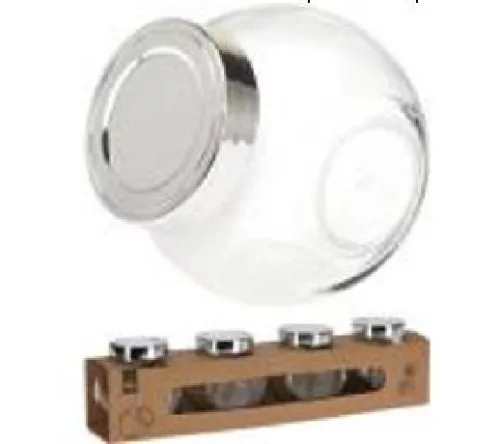 TÁROLÓ ÜVEG SZETT 4DB-OS 190ML