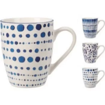 BÖGRE PORCELÁN MINTÁS 350ML 4F.
