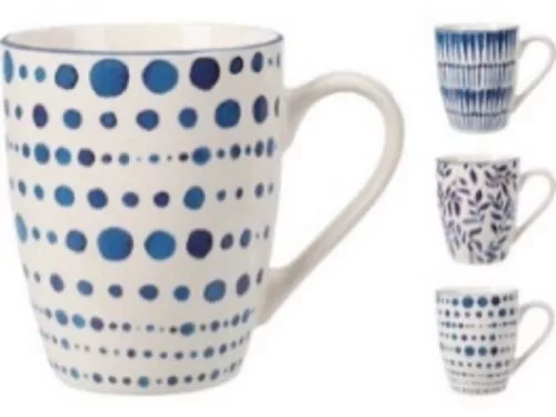 BÖGRE PORCELÁN MINTÁS 350ML 4F.