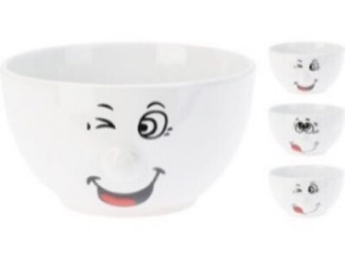 MÜZLISTÁL STONEWARE 500ML SMILEY 13X7CM