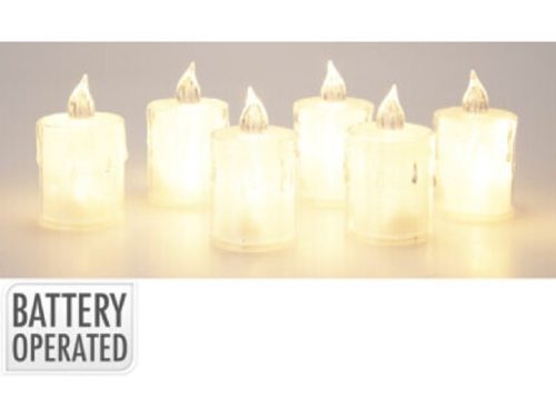 LED GYERTYA AKKUS 5X5X8CM 24DB/DISPLAY