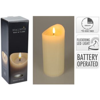 LED GYERTYA 7X7X20CM