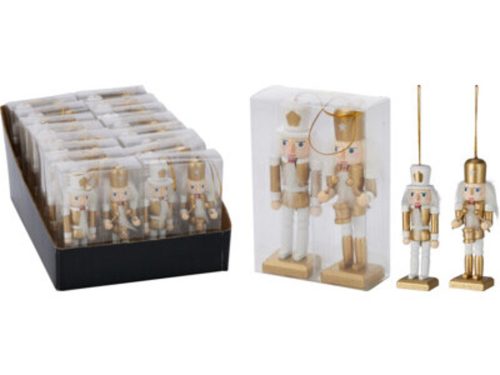 FÜGGŐ DÍSZ DIÓTÖRŐ POLIREZIN 4,5X3,5X12CM 2DB-OS