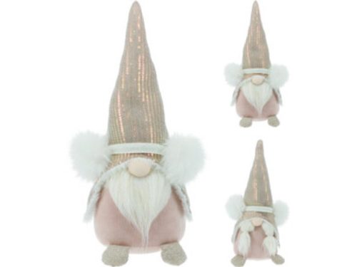 KARÁCSONYI DEKOR TÖRPE 19X13X39CM 2F.