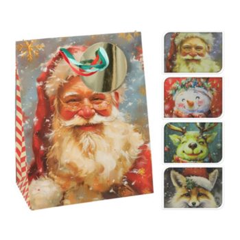 AJÁNDÉKTÁSKA KARÁCSONYI 23X18X10 4F.