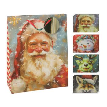 AJÁNDÉKTÁSKA KARÁCSONYI 32X26X10 4F.