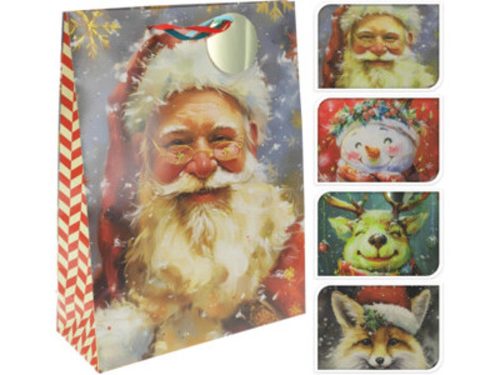 AJÁNDÉKTÁSKA KARÁCSONYI 40X30X10 4F.