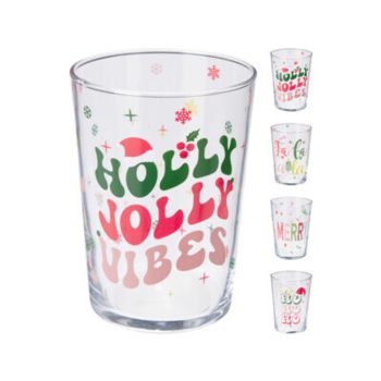 POHÁR KARÁCSONYI 510ML 8,8X12,5CM 4F.