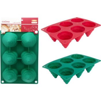 SÜTŐFORMA SZILIKON KARÁCSONYI 28X17X1,7CM 2F.