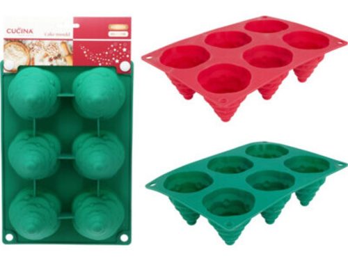 SÜTŐFORMA SZILIKON KARÁCSONYI 28X17X1,7CM 2F.