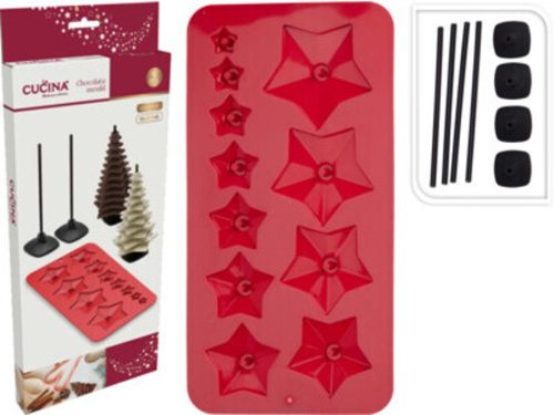 CSOKIÖNTŐ SZILIKONFORMA KARÁCSONYI 27X14X1CM