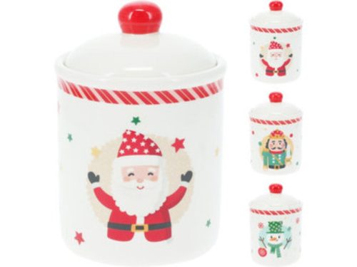 ÉTELTÁROLÓ ÜVEG KARÁCSONYI DOLOMIT 600ML 10,2X14,5CM 3F.