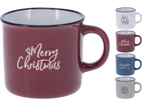 KŐEDÉNY BÖGRE 170ML, 4  KARÁCSONYI MINTÁVAL