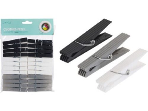 RUHACSIPESZ PP 7,8X1,1CM 24DB 3 FÉLE SZÍN