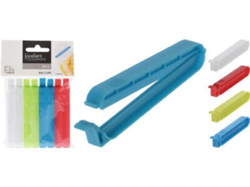 TASAKZÁRÓ CSIPESZ PP 8DB-OS 10CM TÖBB FÉLE SZÍN