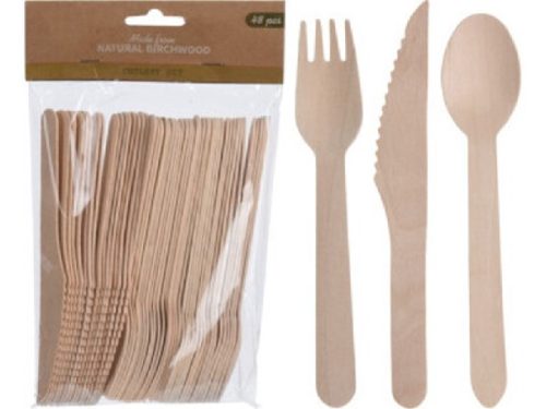 EVŐESZKÖZ KÉSZLET NYÍRFA 48DB-OS 16.5CM