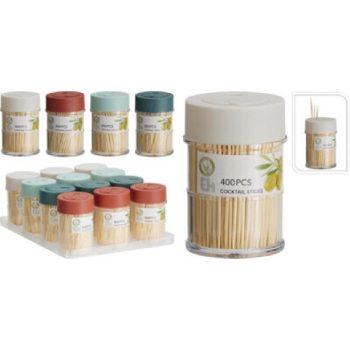 FOGPISZKÁLÓ BAMBUSZ 400SZÁL (12TUBUS/DISPLAY) 4F. SZÍN