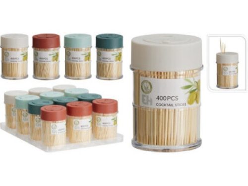 FOGPISZKÁLÓ BAMBUSZ 400SZÁL (12TUBUS/DISPLAY) 4F. SZÍN