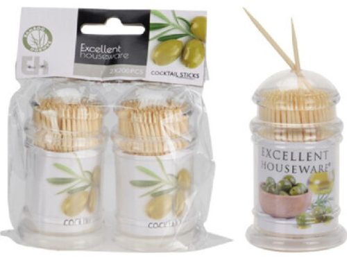 FOGPISZKÁLÓ SZETT BAMBUSZ 2DB-OS (200SZÁL/TUBUS) 6.5CM