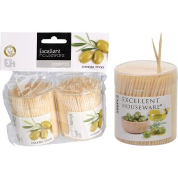 FOGPISZKÁLÓ SZETT BAMBUSZ 2DB-OS (500SZÁL/TUBUS) 6.5CM