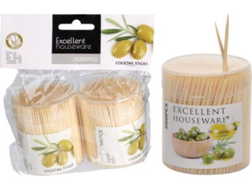 FOGPISZKÁLÓ SZETT BAMBUSZ 2DB-OS (500SZÁL/TUBUS) 6.5CM