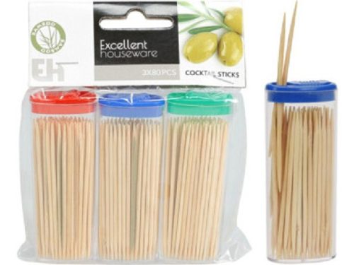 FOGPISZKÁLÓ SZETT BAMBUSZ 3DB-OS (150SZÁL/TUBUS) 6.5CM