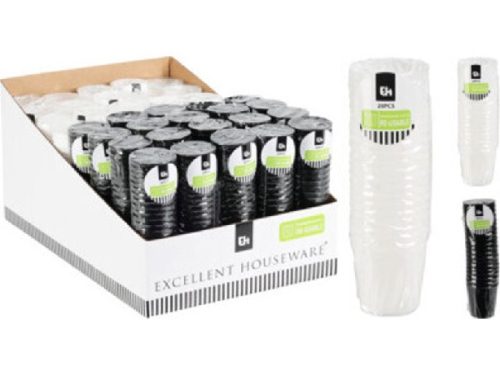 POHÁR SZESZES MŰA. 20DB-OS 30ML 2F. SZÍN (40SZETT/DISPLAY)