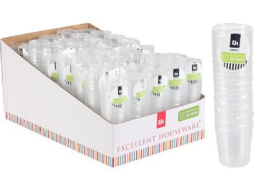 POHÁR SZESZES MŰA. 20DB-OS 30ML ÁTLÁTSZÓ (40SZETT/DISPLAY)