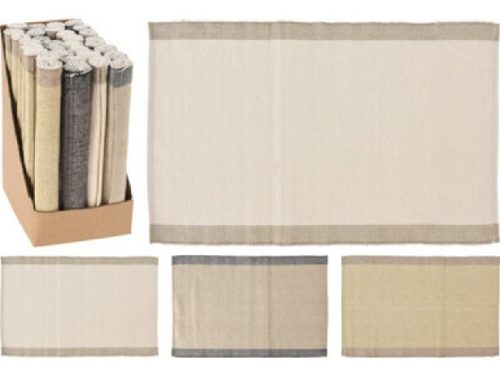 TÁNYÉRALÁTÉT PAMUT 45X30CM 3F. SZÍN