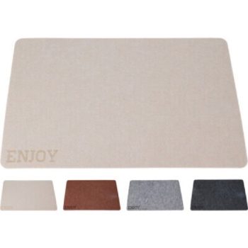 TÁNYÉRALÁTÉT PU/FILC 43X28CM 4F. SZÍN