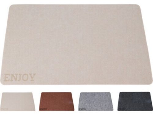 TÁNYÉRALÁTÉT PU/FILC 43X28CM 4F. SZÍN