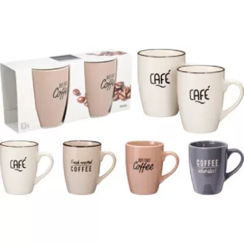 BÖGRE COFFEE STONEWARE 2DB-OS 340ML 4F.