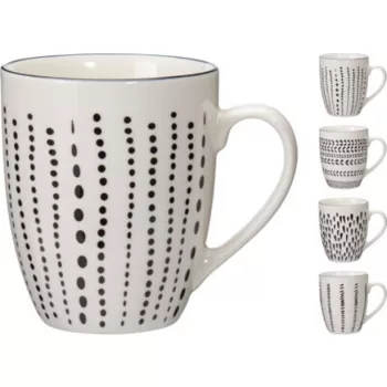 BÖGRE PORCELÁN 350ML 4 FÉLE MINTA