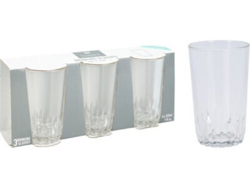 POHÁR ÜVEG 3DB-OS 325ML